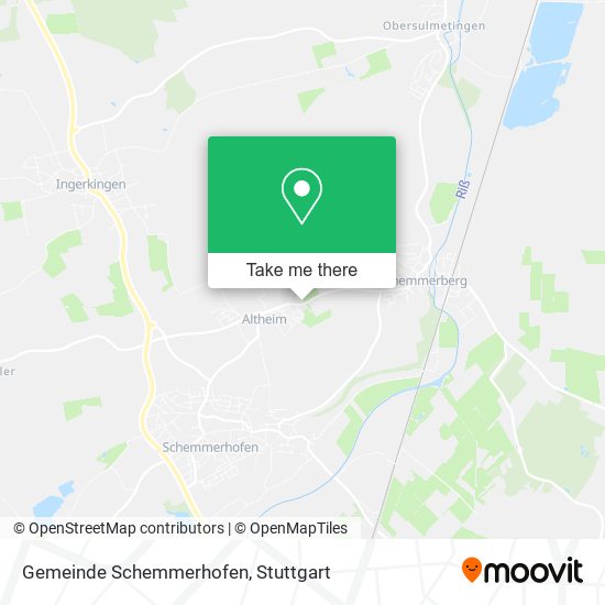 Gemeinde Schemmerhofen map