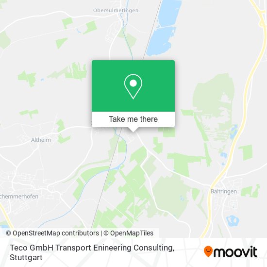 Teco GmbH Transport Enineering Consulting map