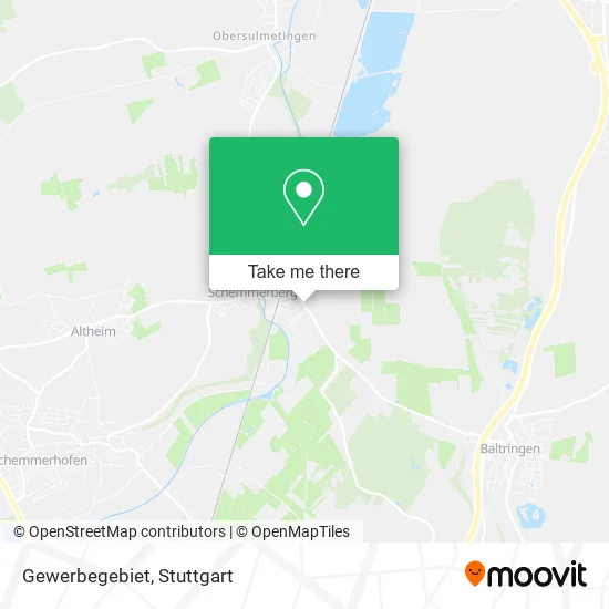 Карта Gewerbegebiet