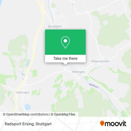 Карта Radsport Ersing