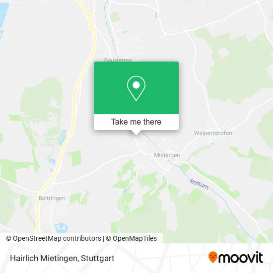 Карта Hairlich Mietingen