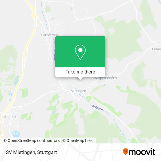Карта SV Mietingen