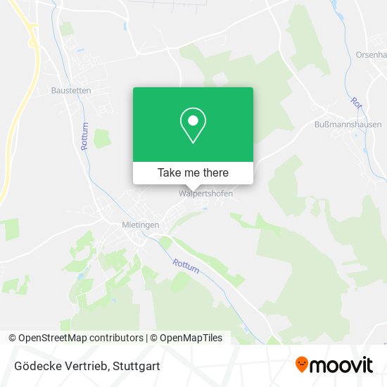 Gödecke Vertrieb map