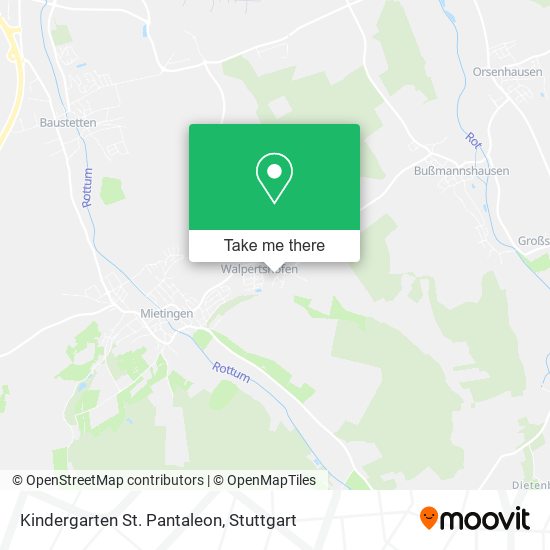 Kindergarten St. Pantaleon map