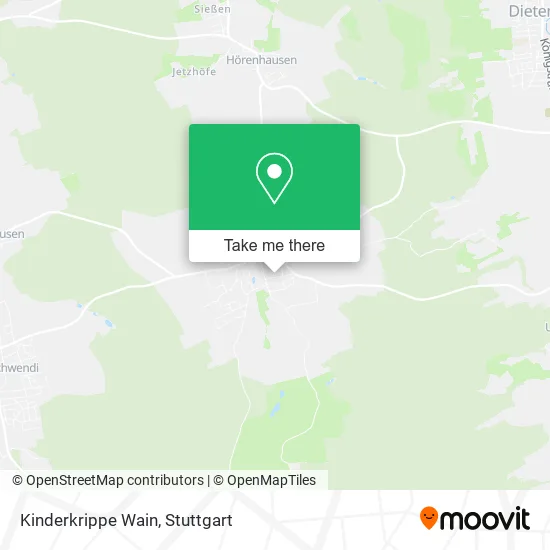 Карта Kinderkrippe Wain