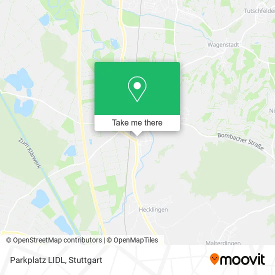 Карта Parkplatz LIDL