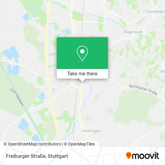 Карта Freiburger Straße
