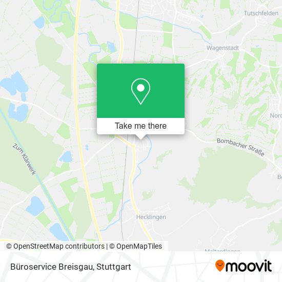 Büroservice Breisgau map