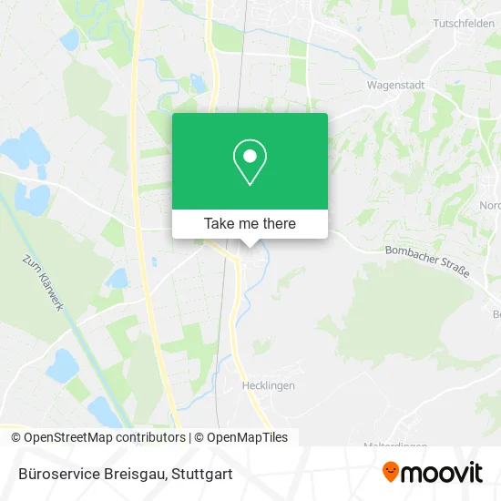 Карта Büroservice Breisgau