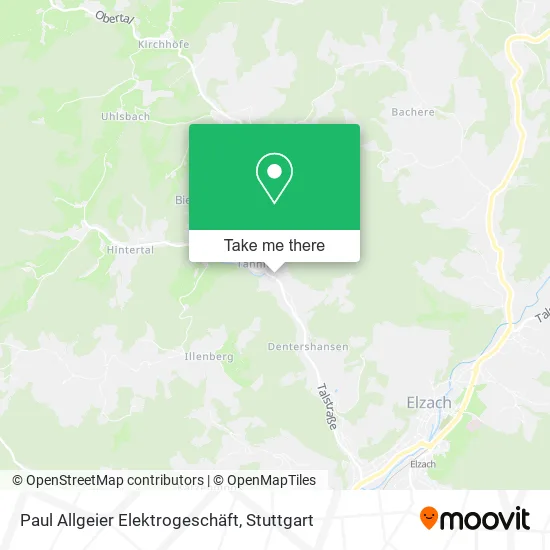 Карта Paul Allgeier Elektrogeschäft