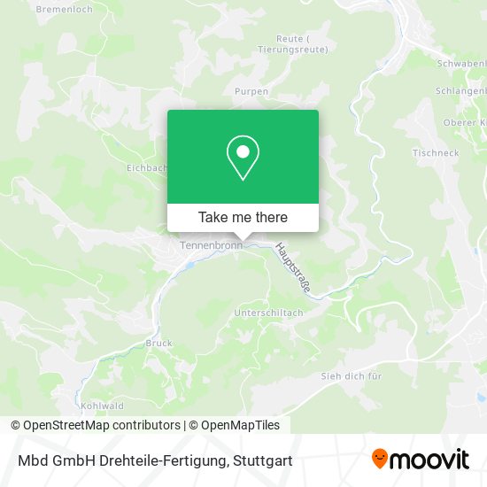 Mbd GmbH Drehteile-Fertigung map