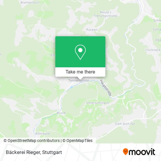 Карта Bäckerei Rieger