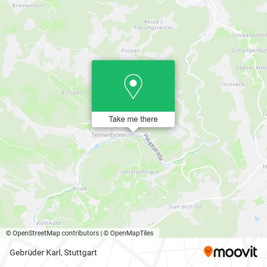 Gebrüder Karl map