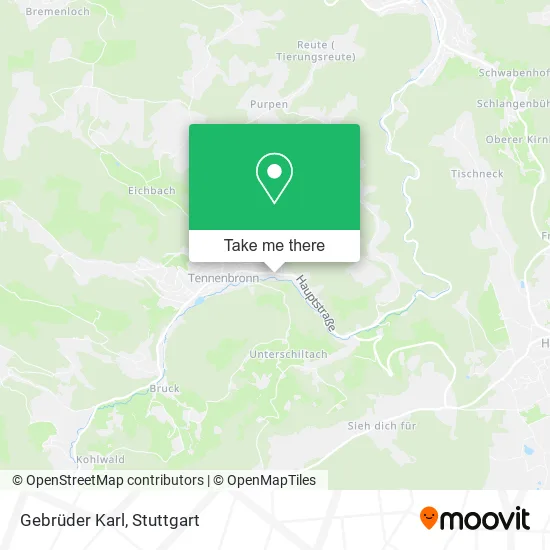 Карта Gebrüder Karl