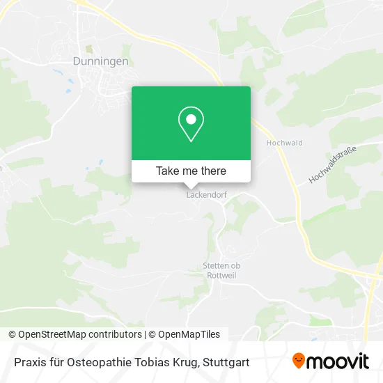 Карта Praxis für Osteopathie Tobias Krug