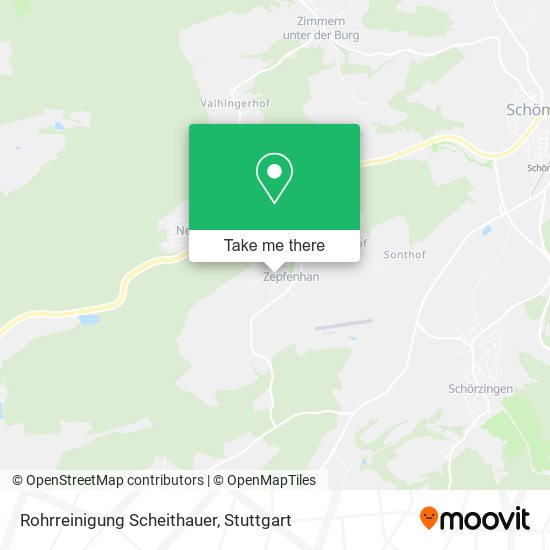 Rohrreinigung Scheithauer map
