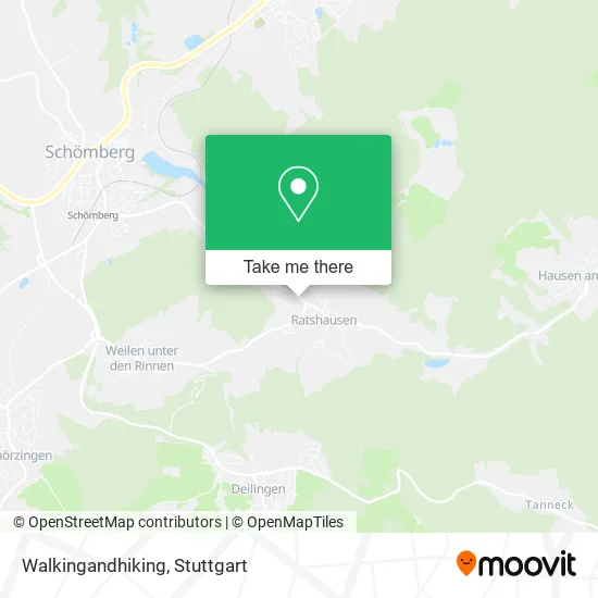 Карта Walkingandhiking