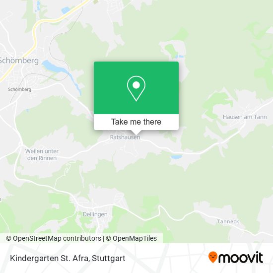 Kindergarten St. Afra map
