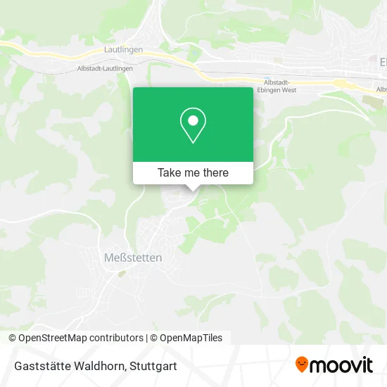 Карта Gaststätte Waldhorn