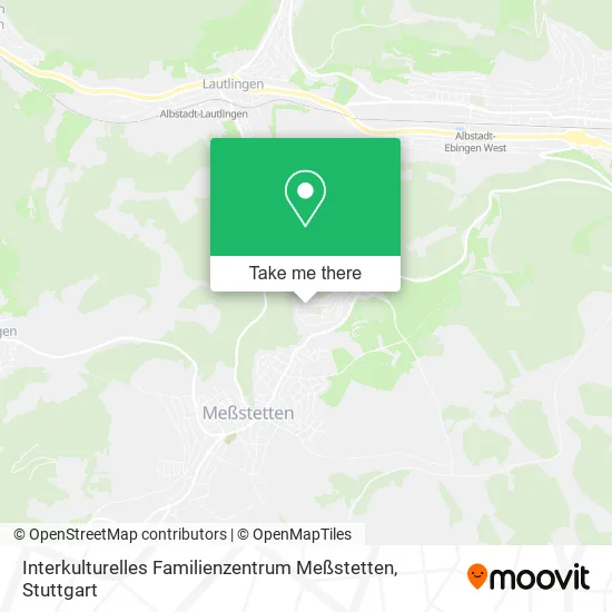 Карта Interkulturelles Familienzentrum Meßstetten