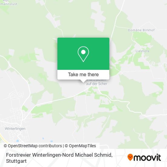 Forstrevier Winterlingen-Nord Michael Schmid map