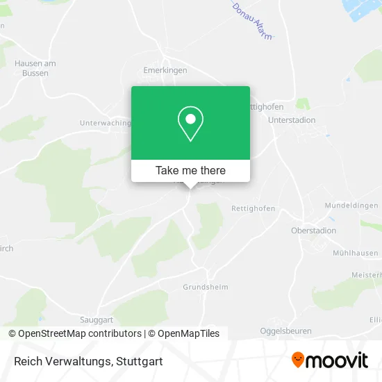 Карта Reich Verwaltungs