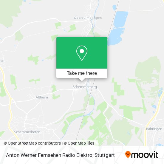 Anton Werner Fernsehen Radio Elektro map