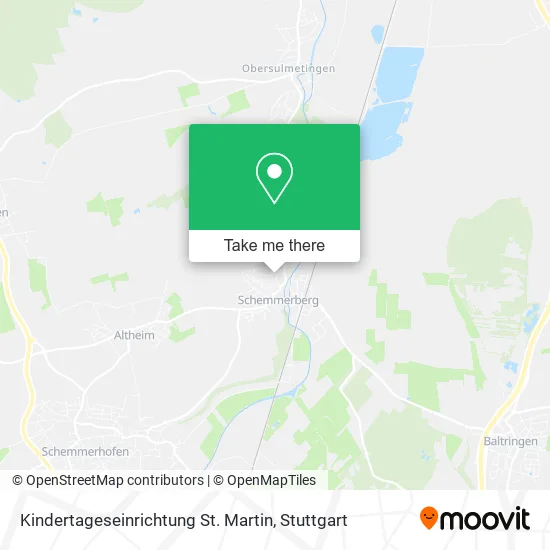 Карта Kindertageseinrichtung St. Martin