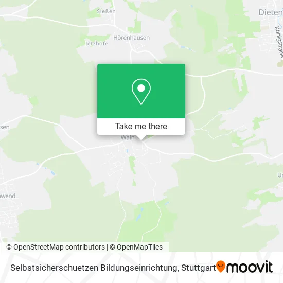 Карта Selbstsicherschuetzen Bildungseinrichtung