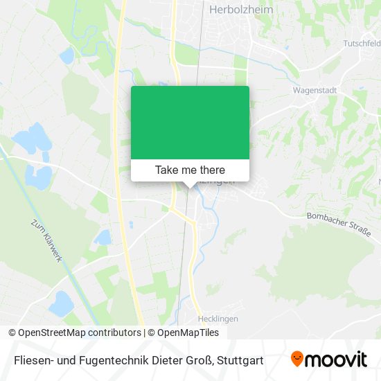 Fliesen- und Fugentechnik Dieter Groß map