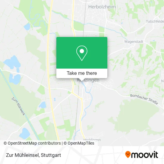Карта Zur Mühleinsel