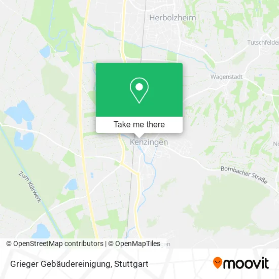 Карта Grieger Gebäudereinigung