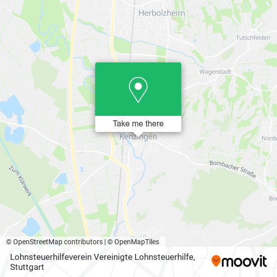 Lohnsteuerhilfeverein Vereinigte Lohnsteuerhilfe map