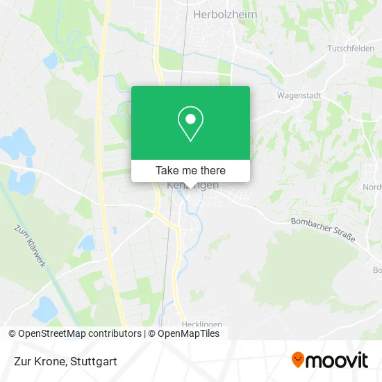 Карта Zur Krone