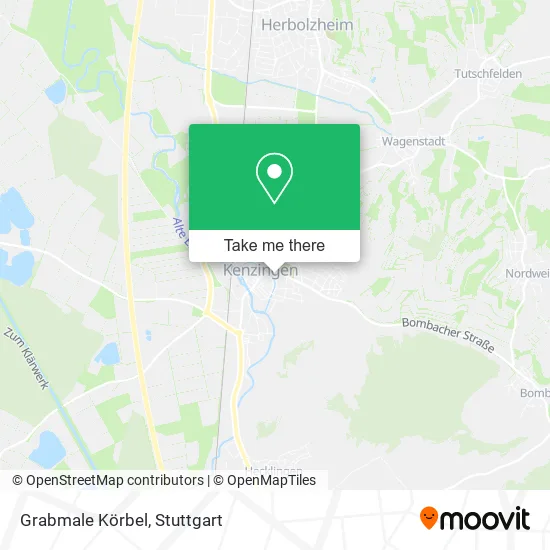 Карта Grabmale Körbel