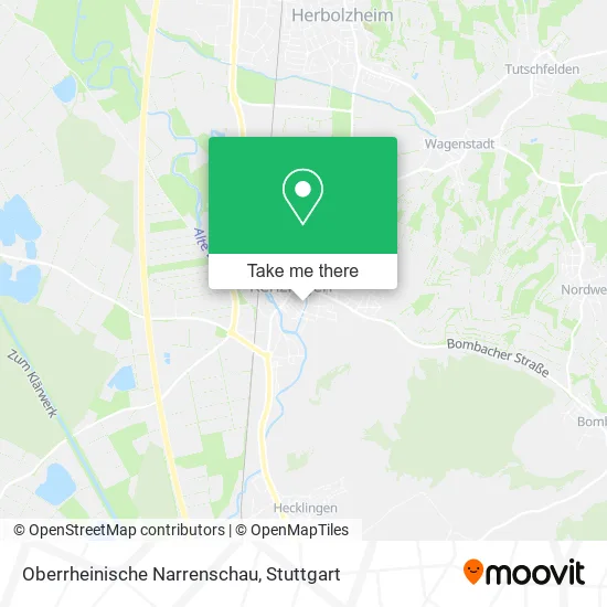Карта Oberrheinische Narrenschau