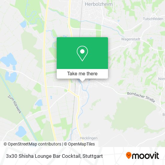 3x30 Shisha Lounge Bar Cocktail map