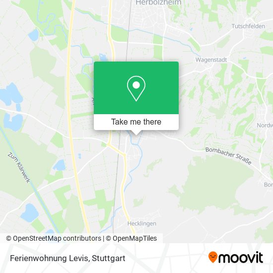 Ferienwohnung Levis map