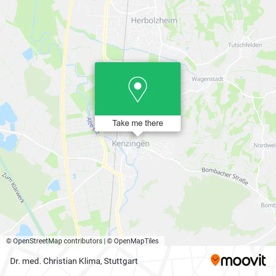 Карта Dr. med. Christian Klima