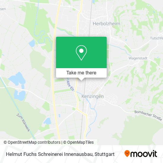 Helmut Fuchs Schreinerei Innenausbau map