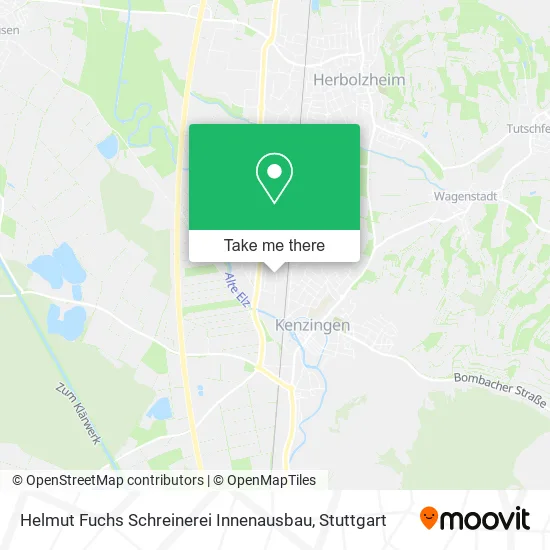 Карта Helmut Fuchs Schreinerei Innenausbau