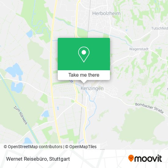 Карта Wernet Reisebüro