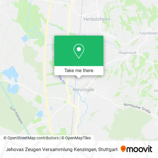Карта Jehovas Zeugen Versammlung Kenzingen