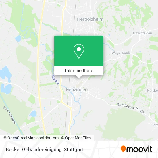 Карта Becker Gebäudereinigung
