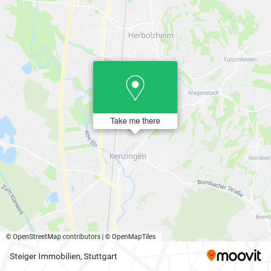 Steiger Immobilien map