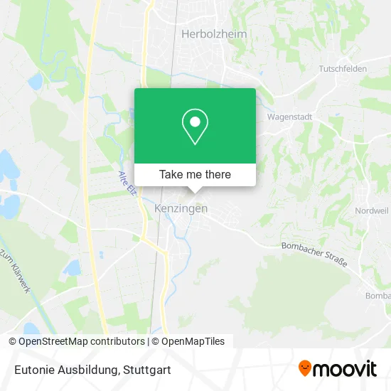 Карта Eutonie Ausbildung