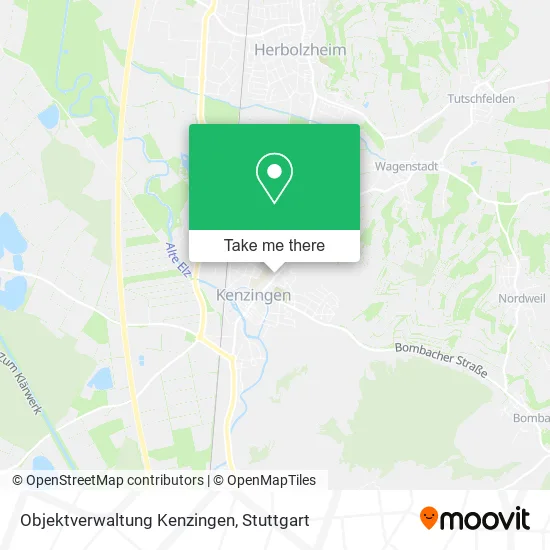 Карта Objektverwaltung Kenzingen