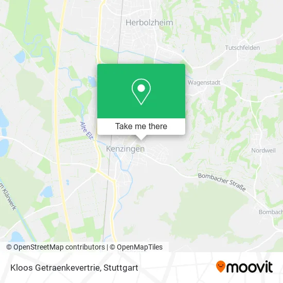 Карта Kloos Getraenkevertrie