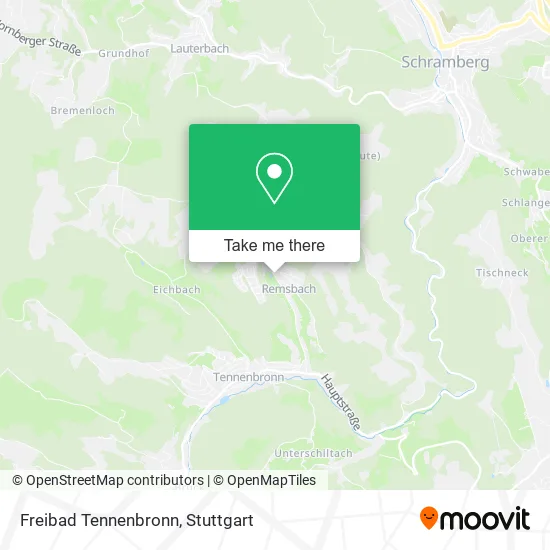 Карта Freibad Tennenbronn