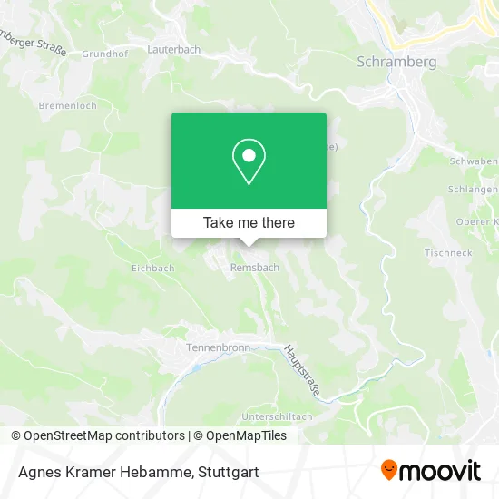 Карта Agnes Kramer Hebamme